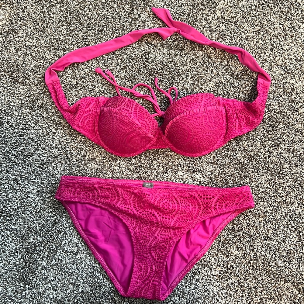 Pink Aerie Bikini Swimsuit